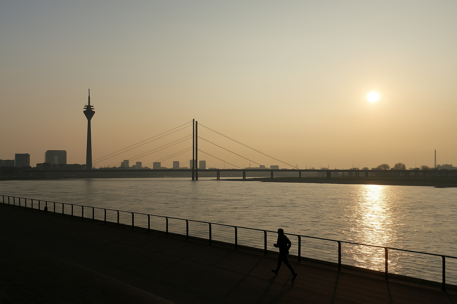 Düsseldorf daytime skyline